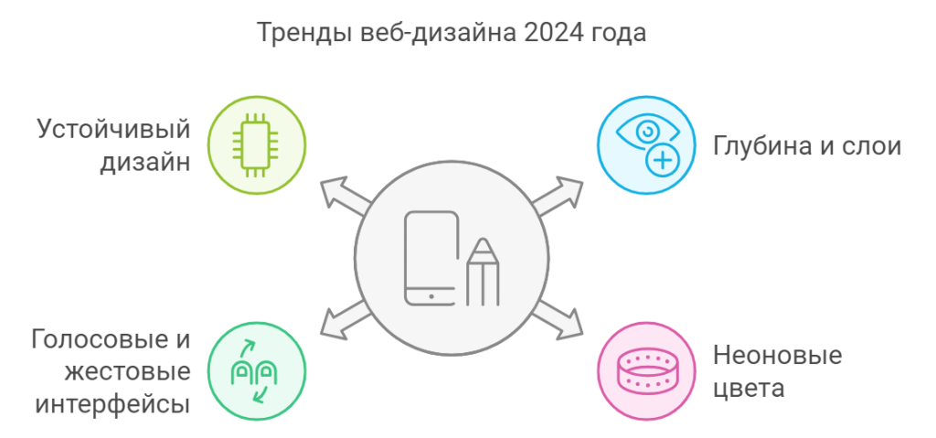 Тренды веб-дизайна 2024 года