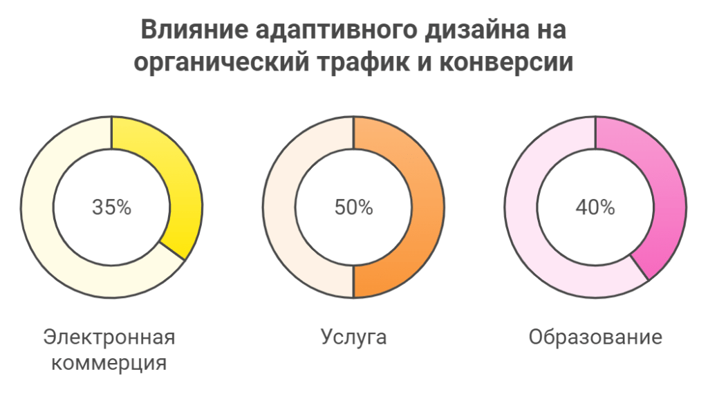Влияние адаптивного дизайна на органический трафик и конверсии 