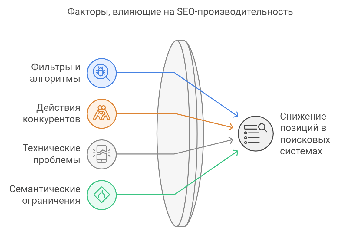 Факторы, влияющие на SEO-производительность