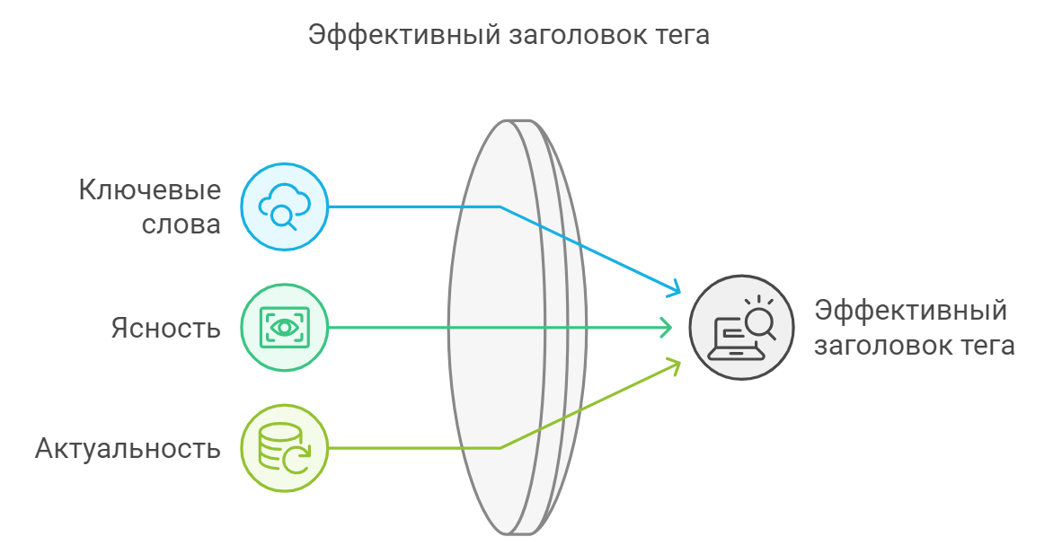 Эффективный заголовок тега