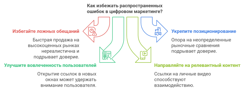 Как избежать распространенных ошибок в цифровом маркетинге?