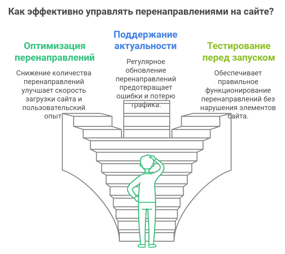 Как эффективно управлять перенаправлениями на сайте?