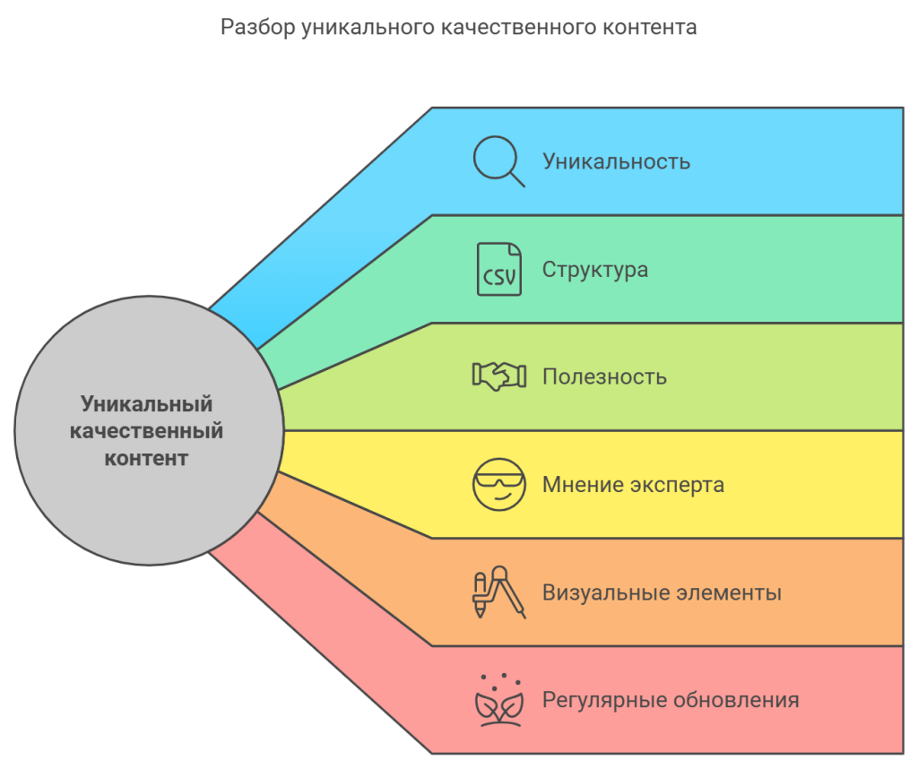 Разбор уникального качественного контента
