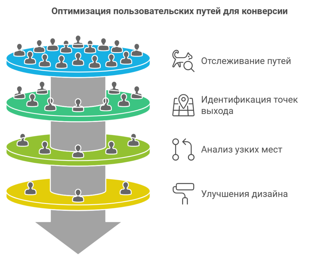 Оптимизация пользовательских путей для конверсии