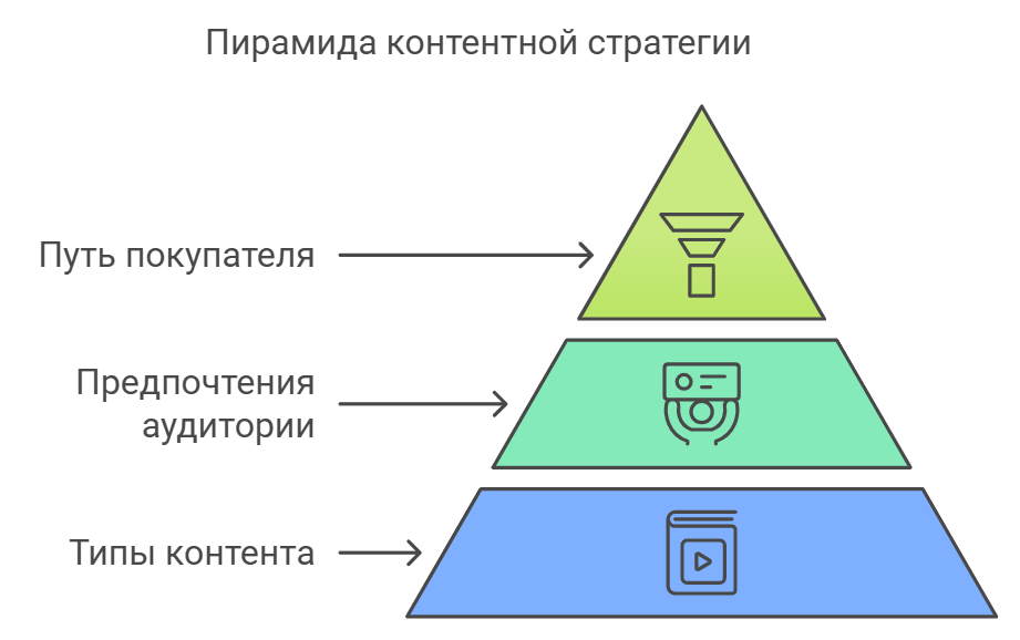 Пирамида контентной стратегии