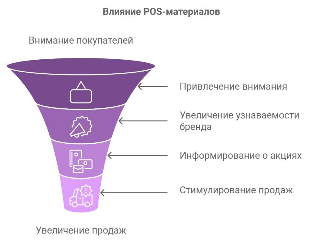 Влияние POS-материалов