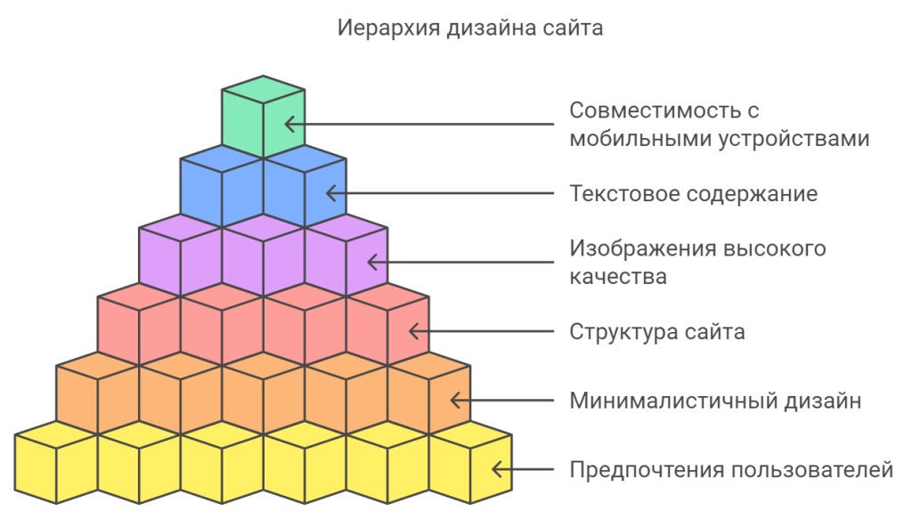 Иерархия дизайна сайта