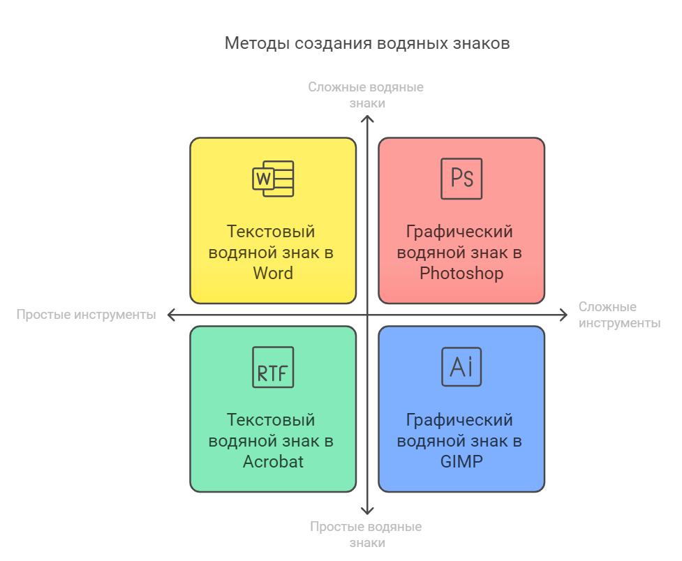 Как создать водяной знак