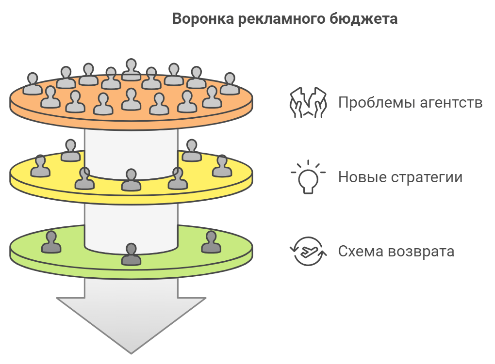 Воронка рекламного бюджета