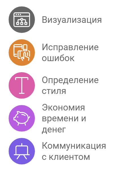 Преимущества макета