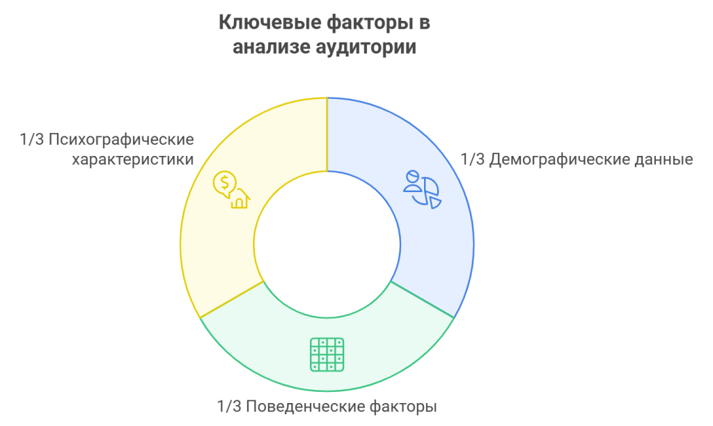 Ключевые факторы в анализе аудитории