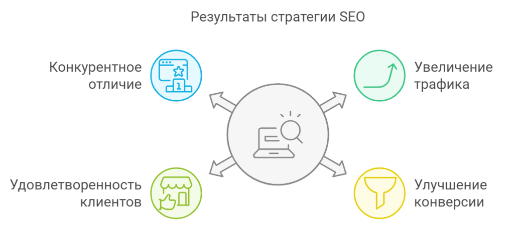 Результаты стратегии SEO