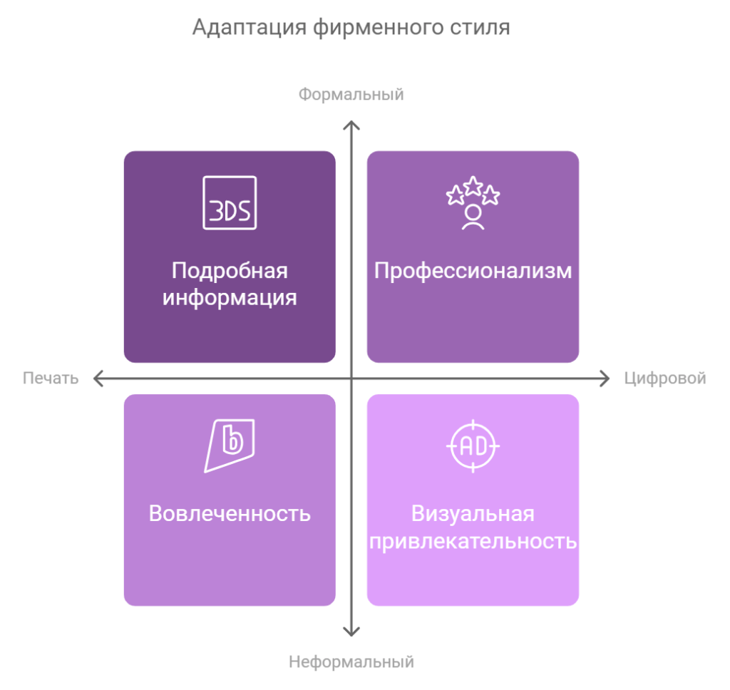Адаптация фирменного стиля