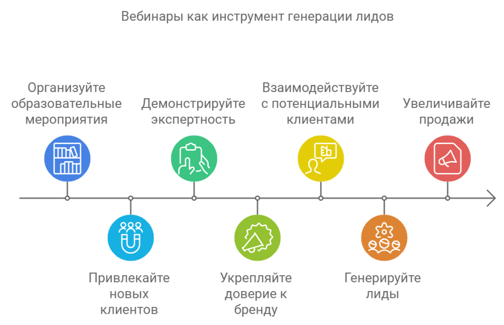 Проведение вебинаров и образовательных мероприятий
