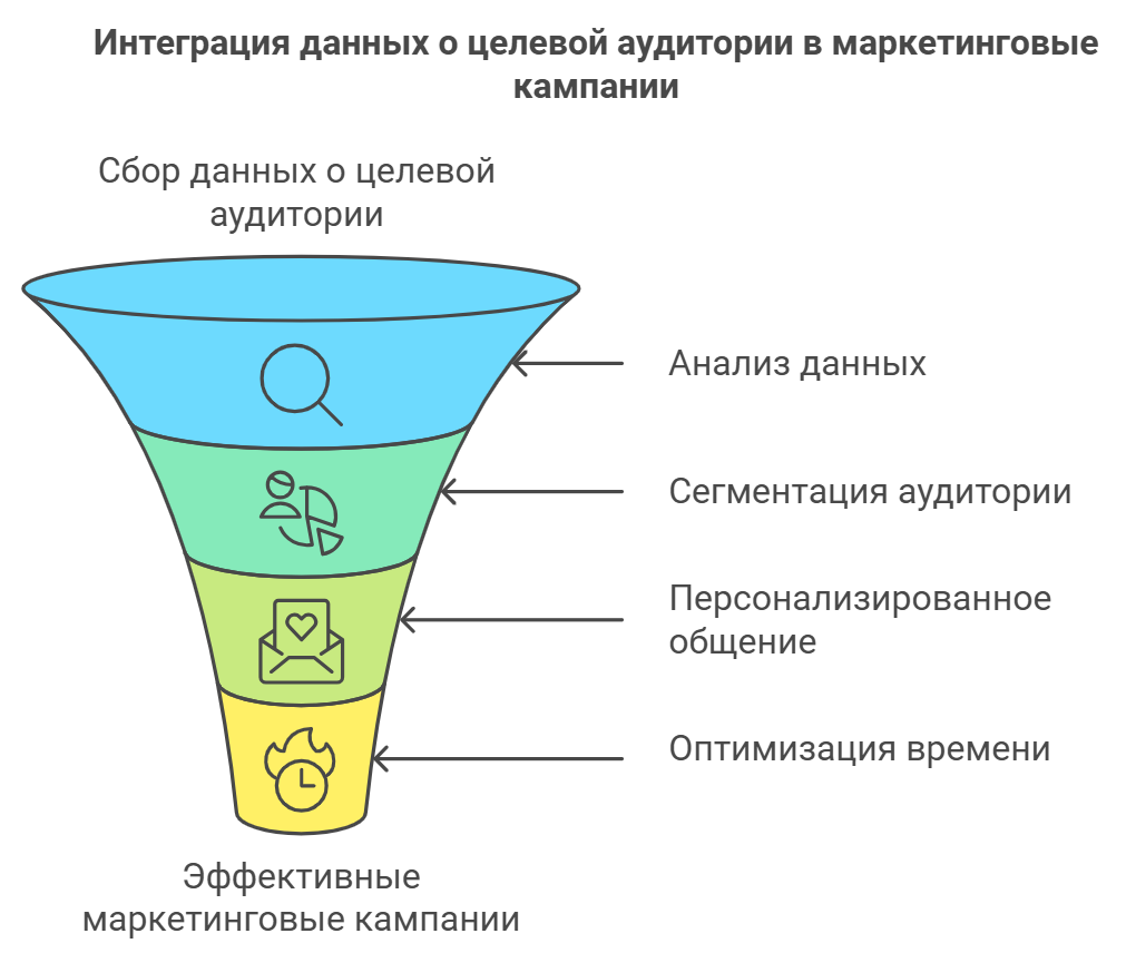 Интеграция данных о целевой аудитории в маркетинговые кампании